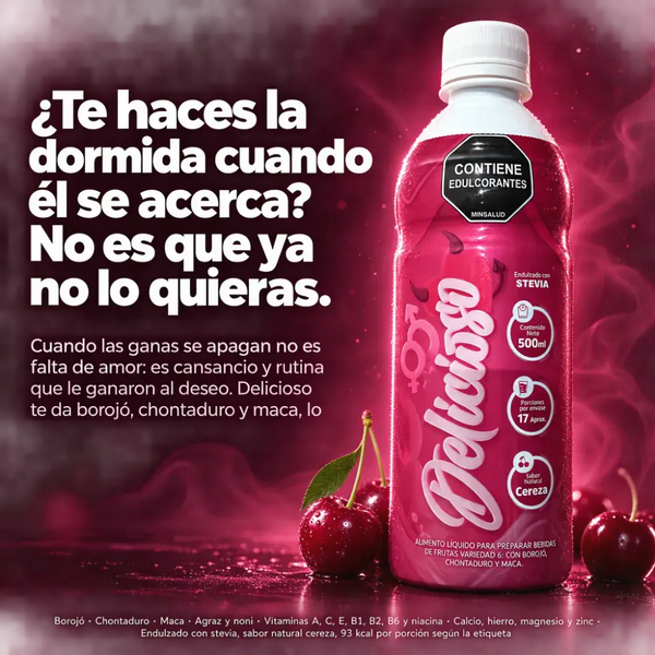 Delicioso frasco frontal